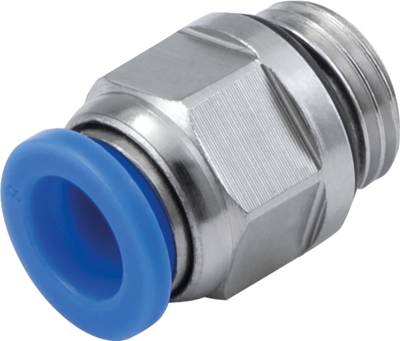 Conexão rápida reta, 8 mm, rosca 1/8" BSP